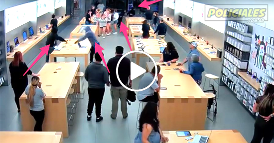 Robo en un Apple Store