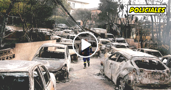 Incendio en grecia
