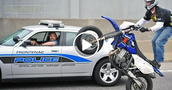 Persecuciones en moto enduro