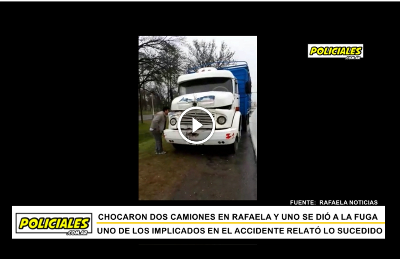 accidente en rafaela