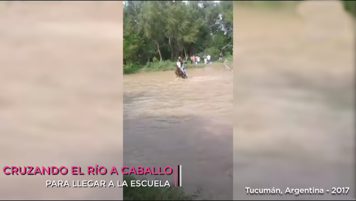 Cruzando el río