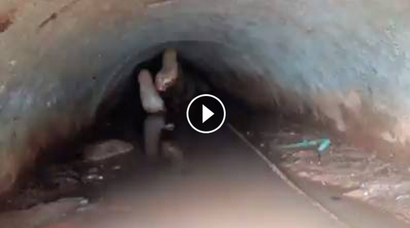 rescate alcantarilla