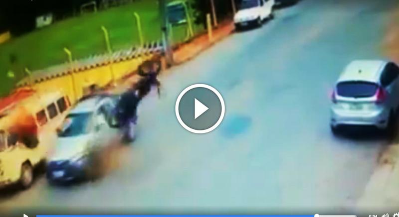 video Choque en moto Brasil