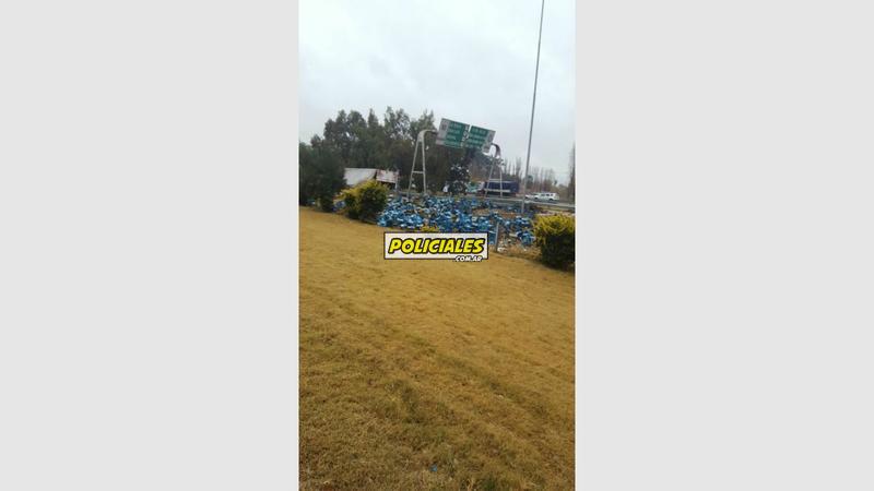 Accidente camión cervezas